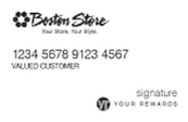 Boston Store Credit Card